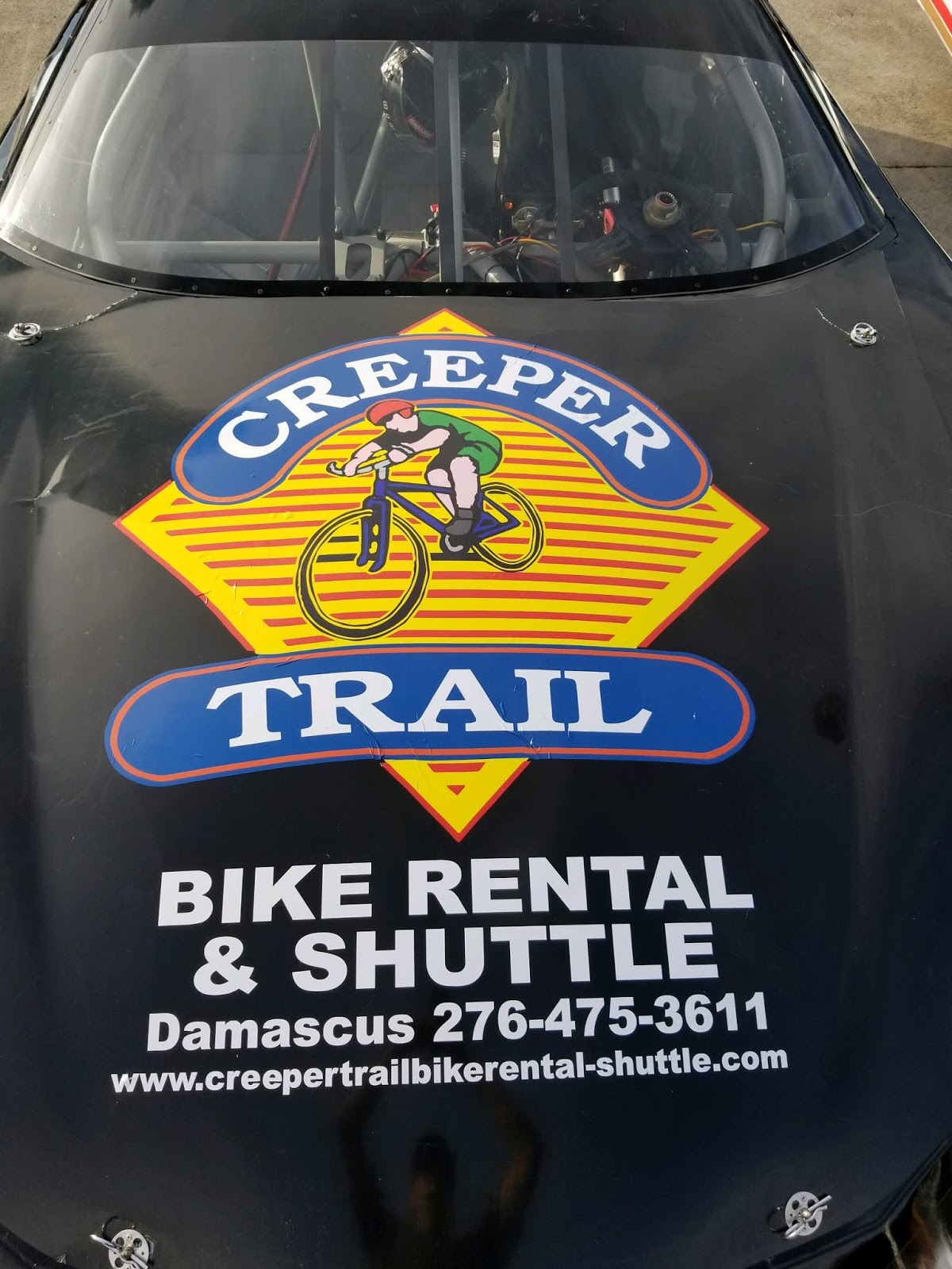 Creeper Trail Bike Rental & Shuttle Joshua Gobble Driving the 88 Fusion