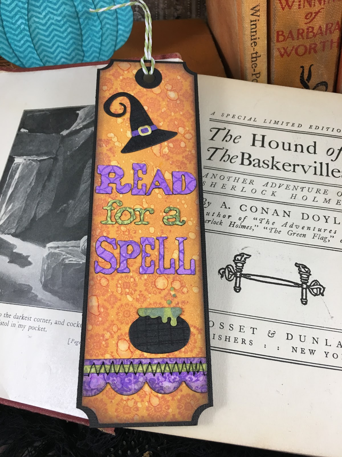 Plays Well With Paper Halloween Bookmarks