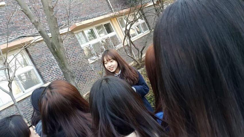 학교 등교한 프로듀스101 최유정.jpg | 인스티즈