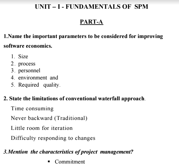 project management questions and answers