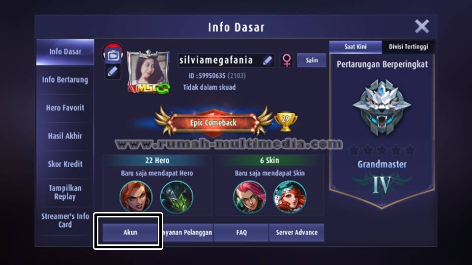 Tutorial Lengkap Cara Menghapus Akun Mobile Legends Di