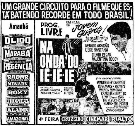 Confr4ria - Cultura Pop, diversão, humor e um pouco de loucura.: Na Onda do Iê Iê Iê – O Início da Era Os Trapalhões nos Cinemas