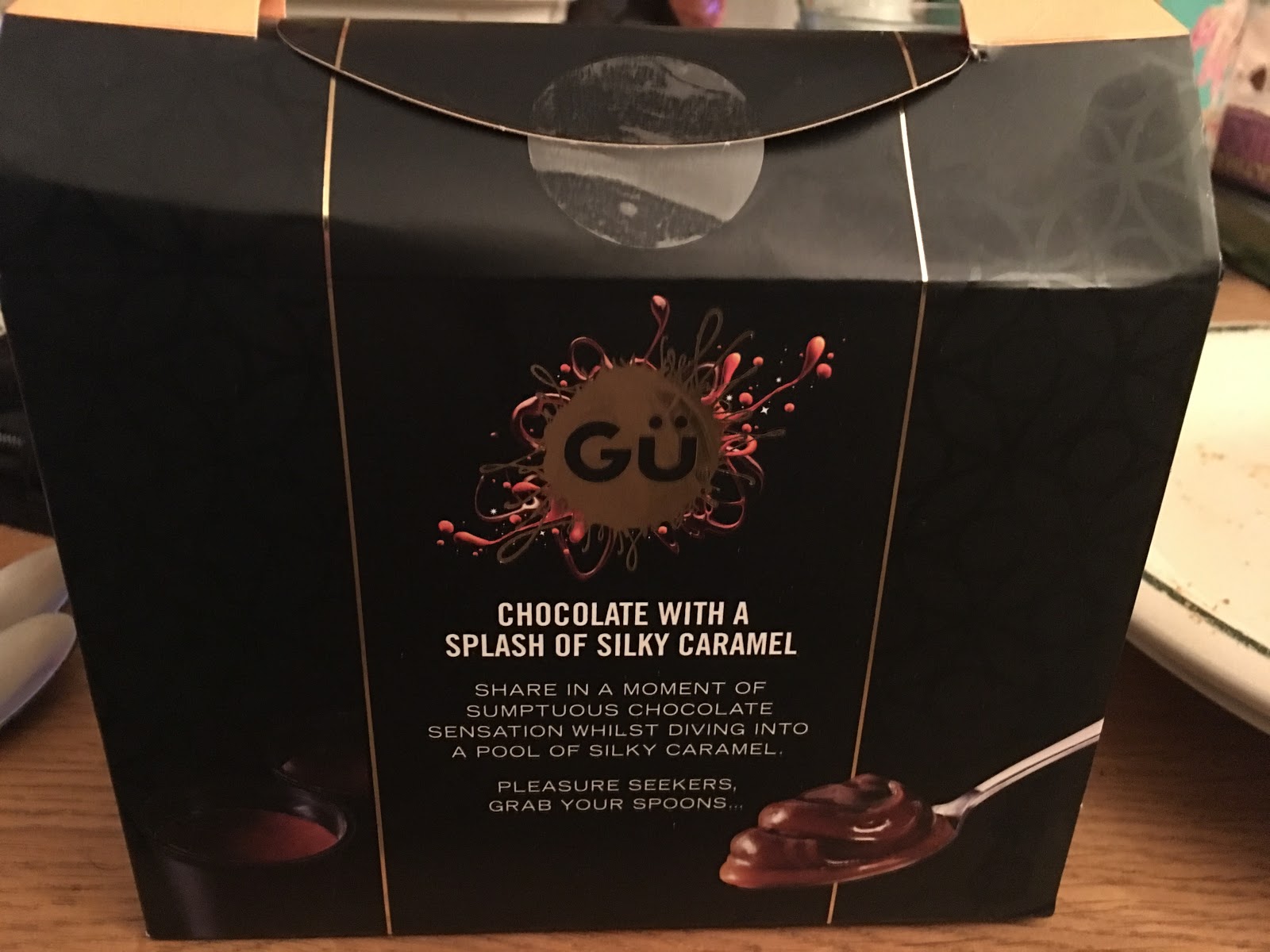 FOODSTUFF FINDS Gu Pots of Chocolate with a splash of caramel (NLi10)