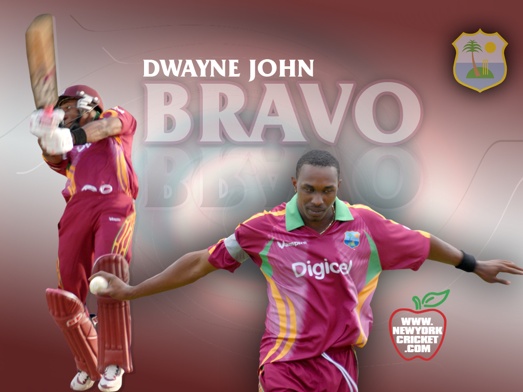 Dwayne Bravo Famous West Indies Cricket Player Cricket Stars
