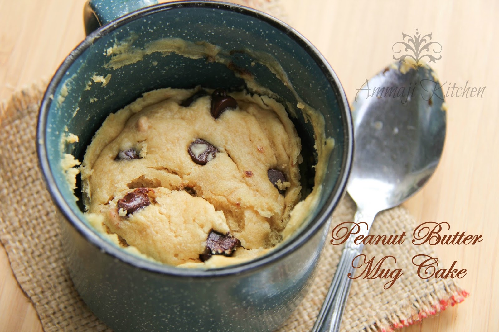 Peanut Butter Mug Cake Indian Food Recipes Ammaji Kitchen
