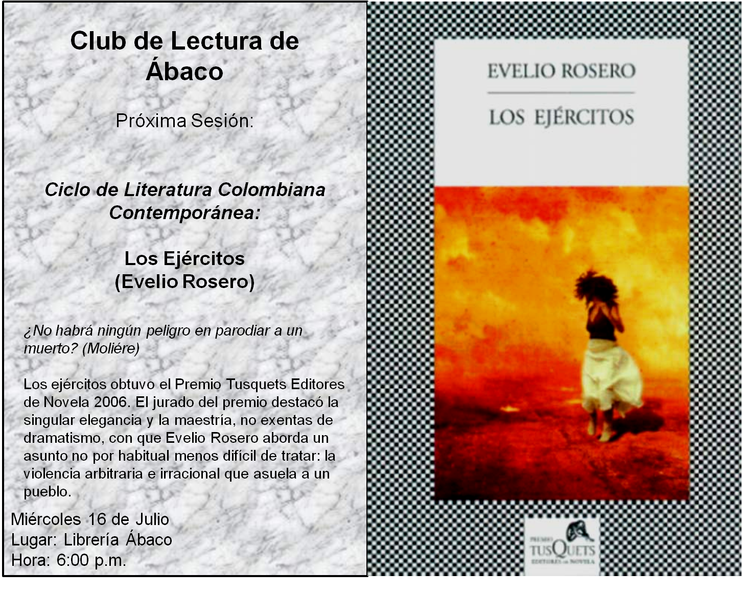 los ejercitos evelio rosero