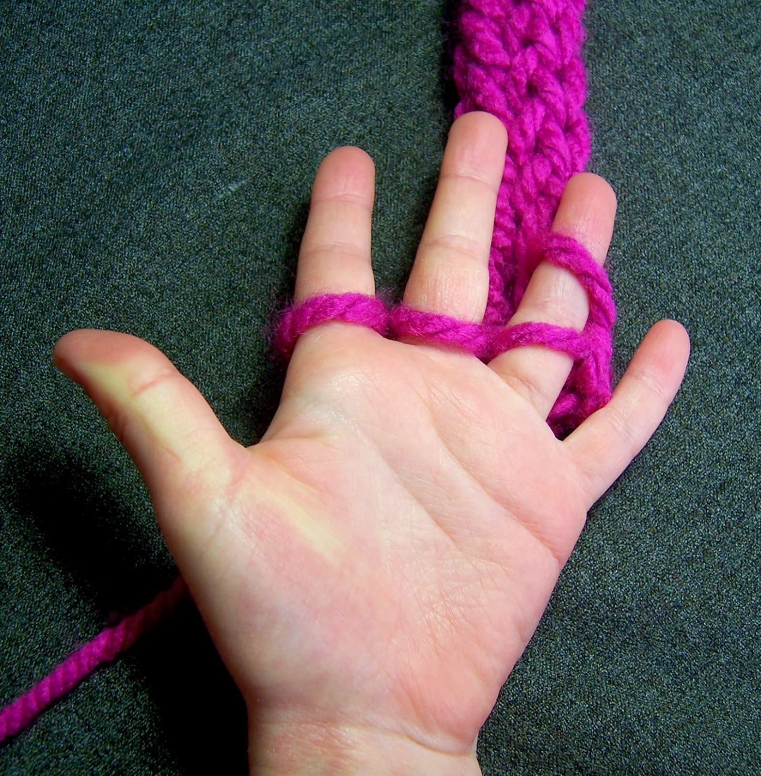 Finger Knitting