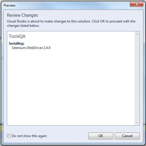 Setting Up Visual Studio Environment for Selenium