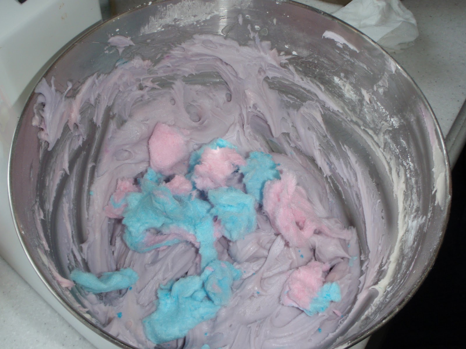 Brownies and Bows Cotton Candy Buttercream Frosting