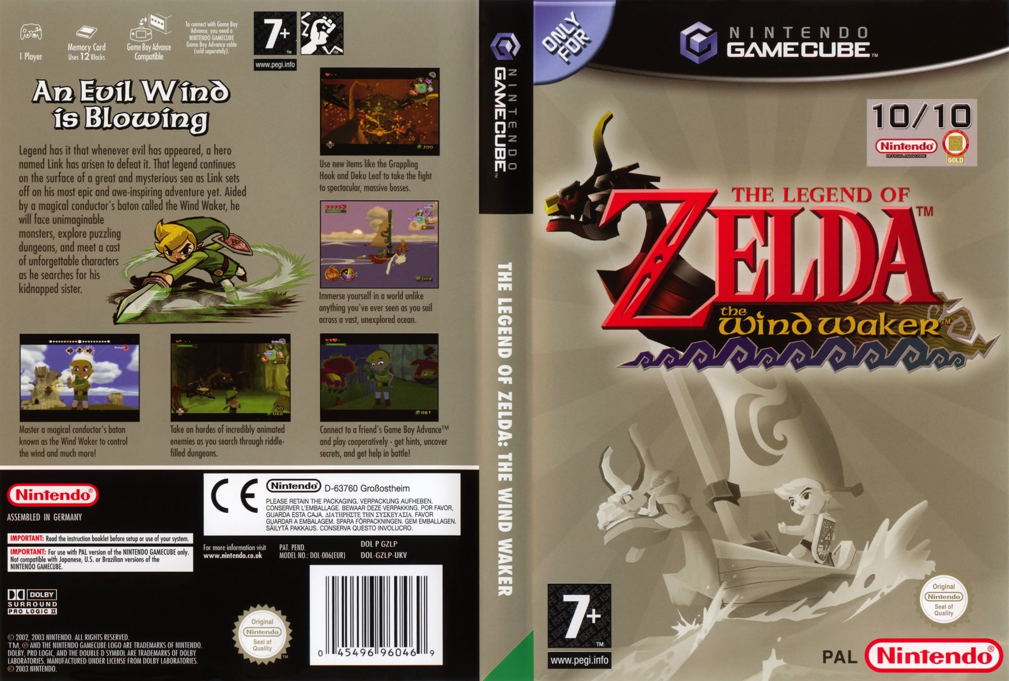 the Legend of Zelda Wind Waker Wind waker, Cube games, Legend of zelda