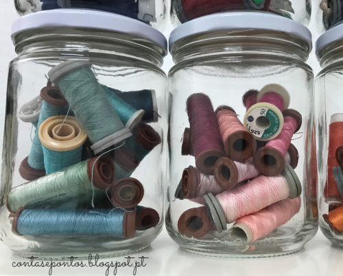 Craft room - arrumação de linhas Craft room - arrumação de linhas