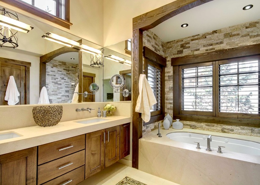 51 Rustic Bathroom Designs