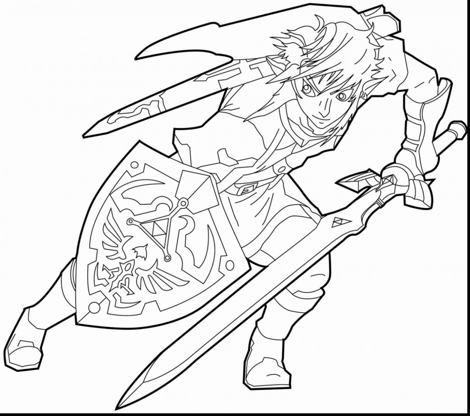 zelda coloring pages free download