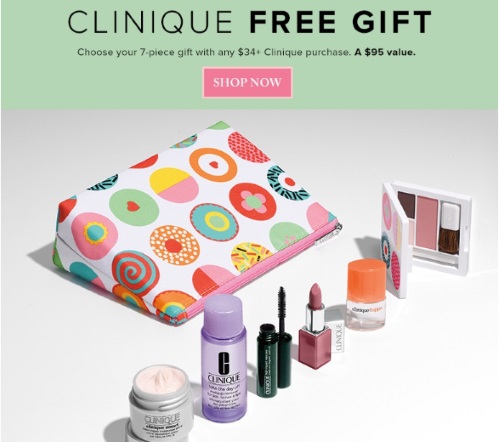 Hudson's Bay Clinique Free Gift With Purchase