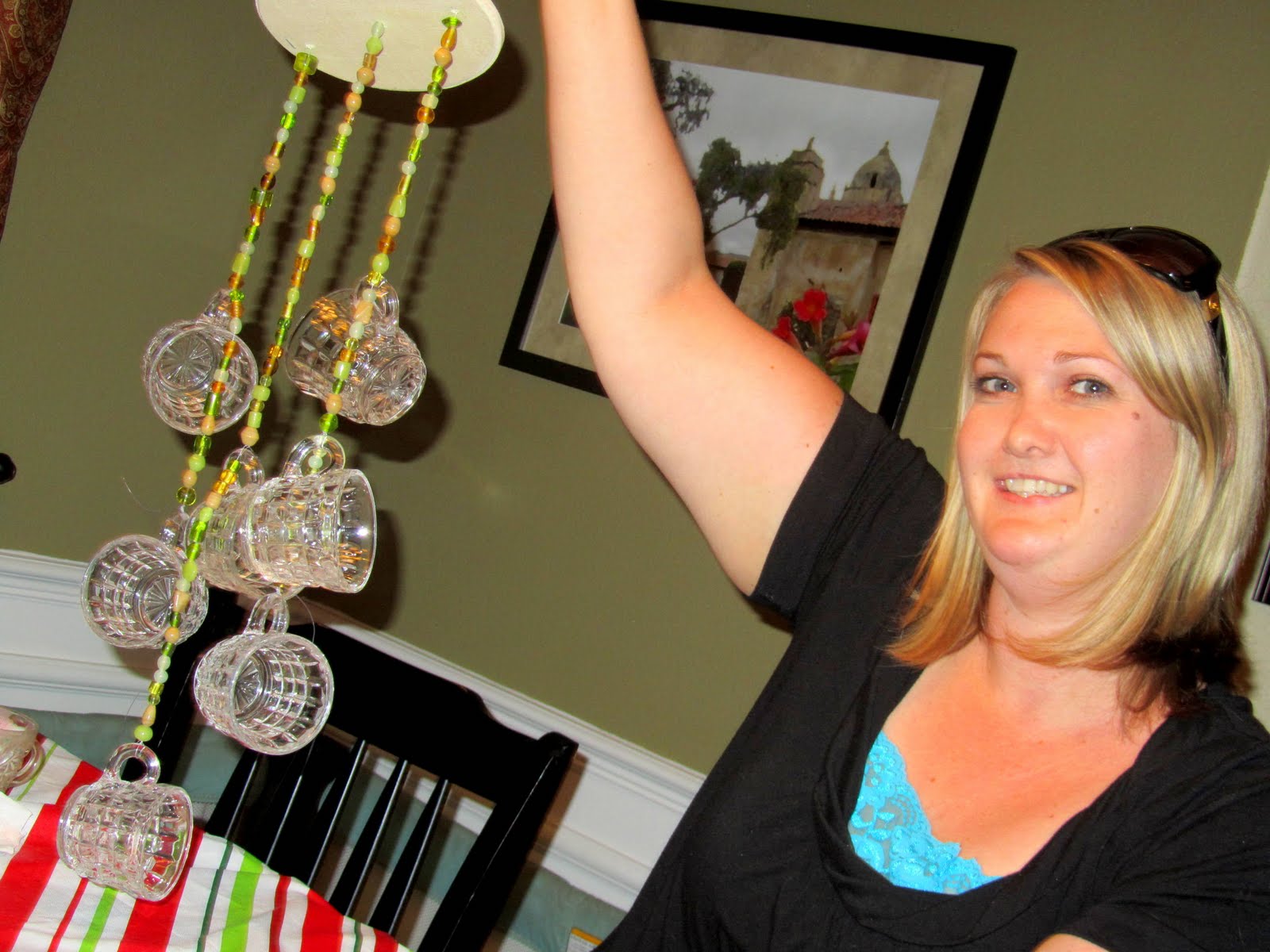 Domestic Divas Craft Corner! Tea Cup Wind Chimes! )