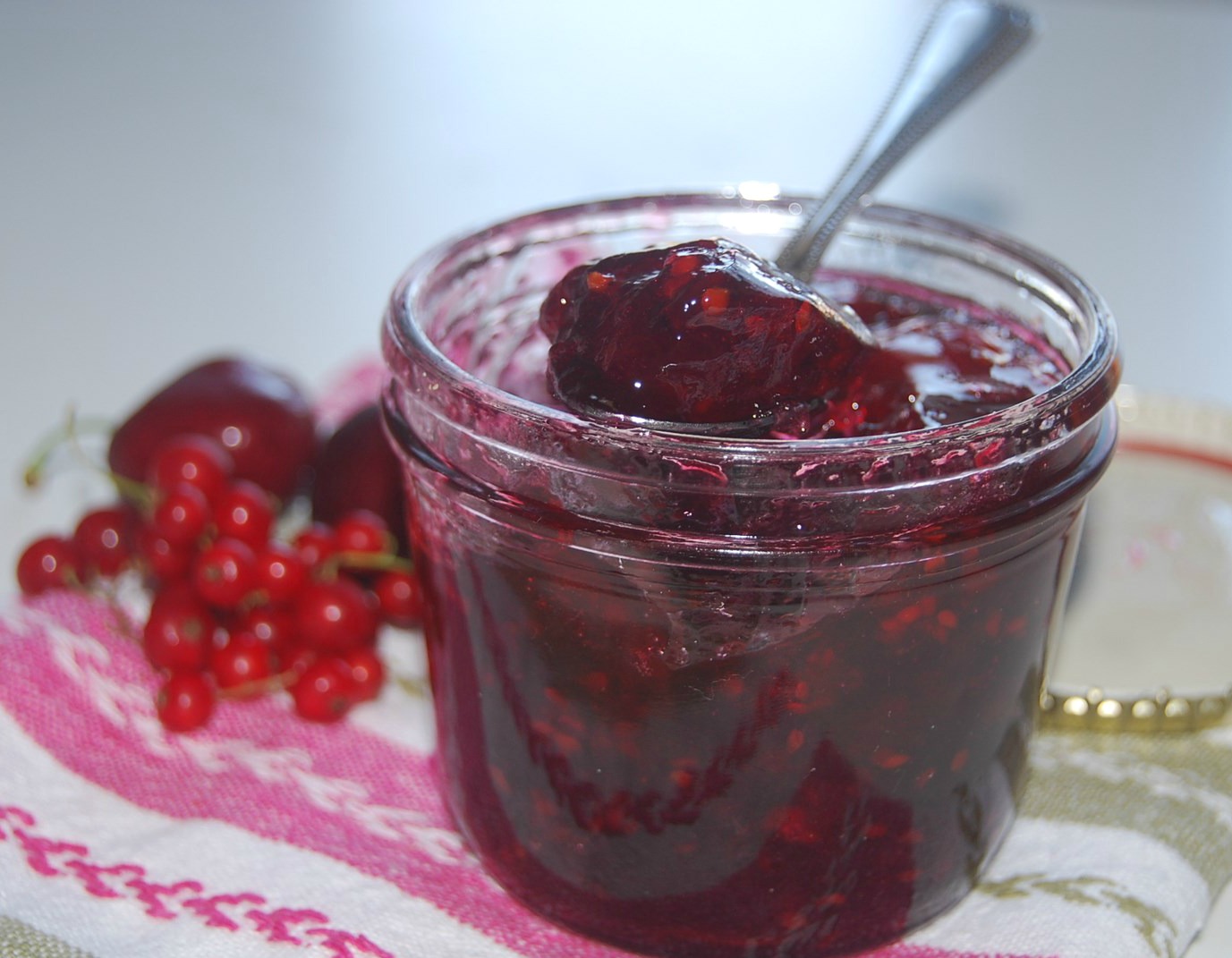 Confiture de cerises & groseilles