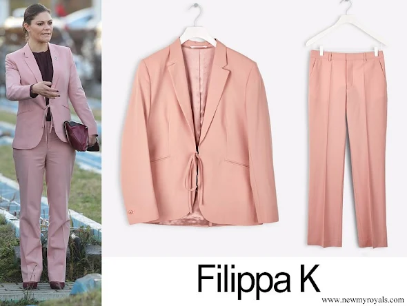 Crown Princess Victoria wore Filippa K Jacket and Pants