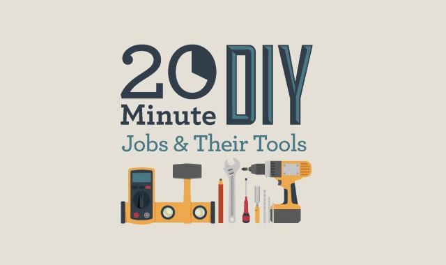 20 Minute DIY Jobs and Their Tools