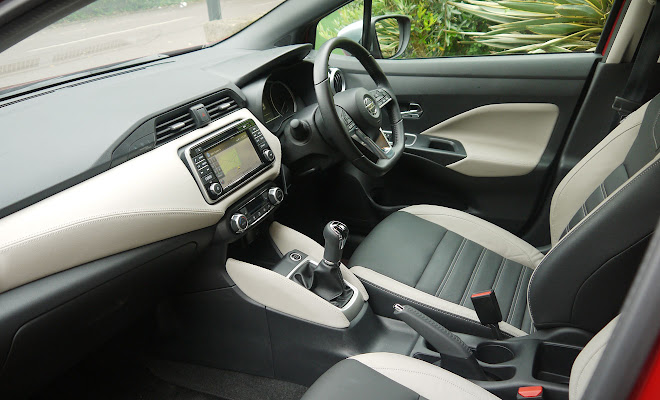 Nissan Micra front interior