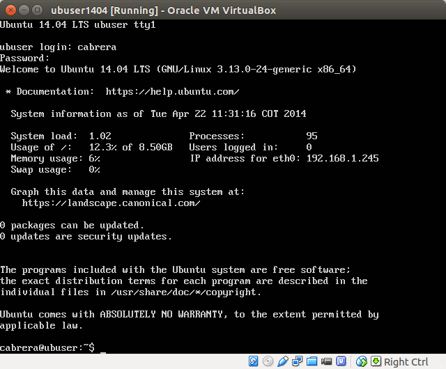 DriveMeca instalando Ubuntu Server 14.04 Trusty Tahr paso a paso DriveMeca instalando Ubuntu Server 14.04 Trusty Tahr paso a paso