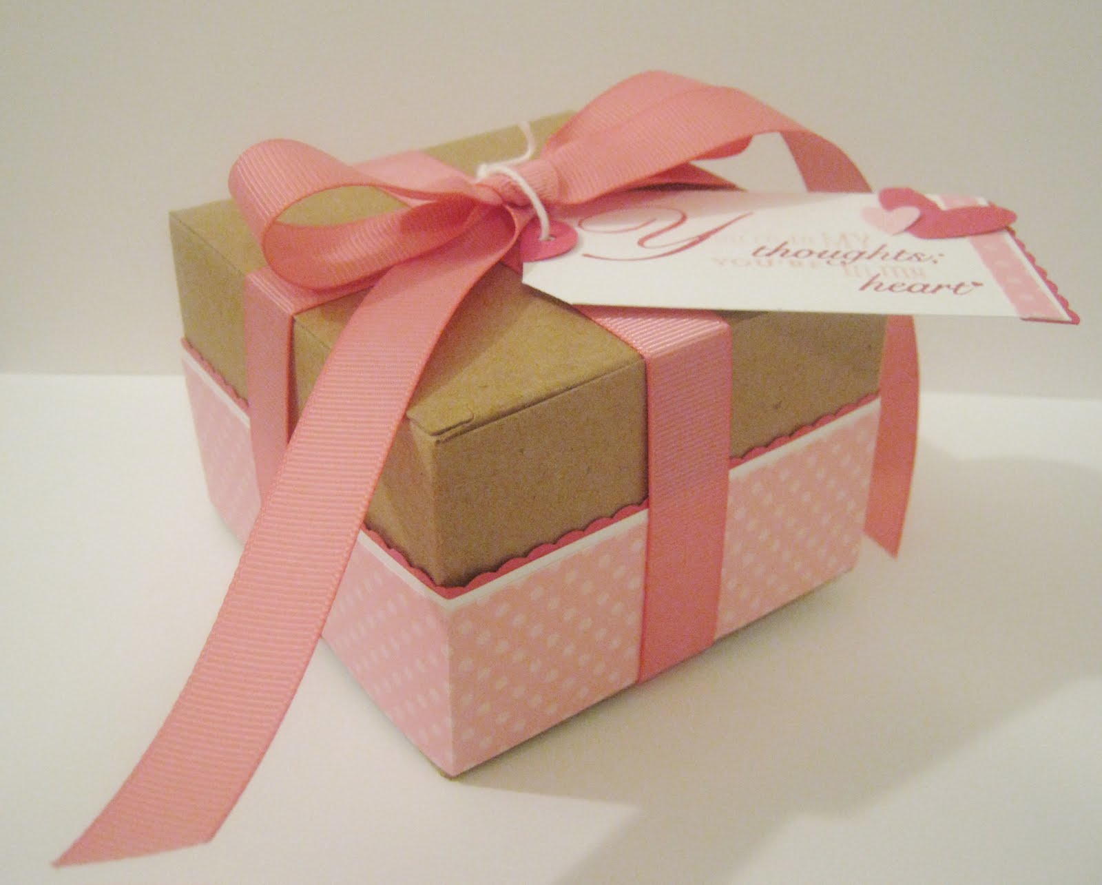 Stampin' Nat! Pink Gift Box for the Paper Players