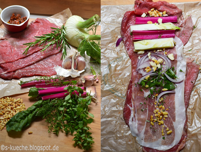 Italienische Rouladen vom Galloway Rind - s-Küche Italienische Rouladen vom Galloway Rind - s-Küche