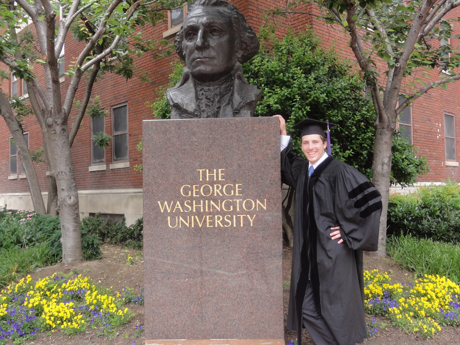 Hinton Happenings Brian Graduates from The Washington