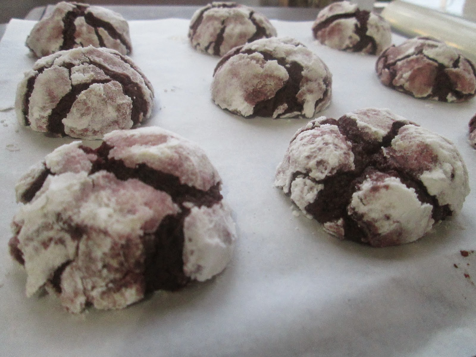 SWEET TOOTH DIARIES Red Velvet Crinkles