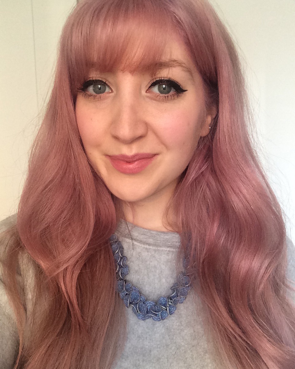 How To Get Rose Gold Locks My Bleach London Rose Review Pennies