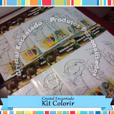 Kit Colorir Dinossauro