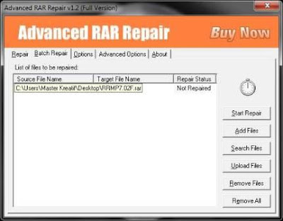 Advanced RAR Repair Crack