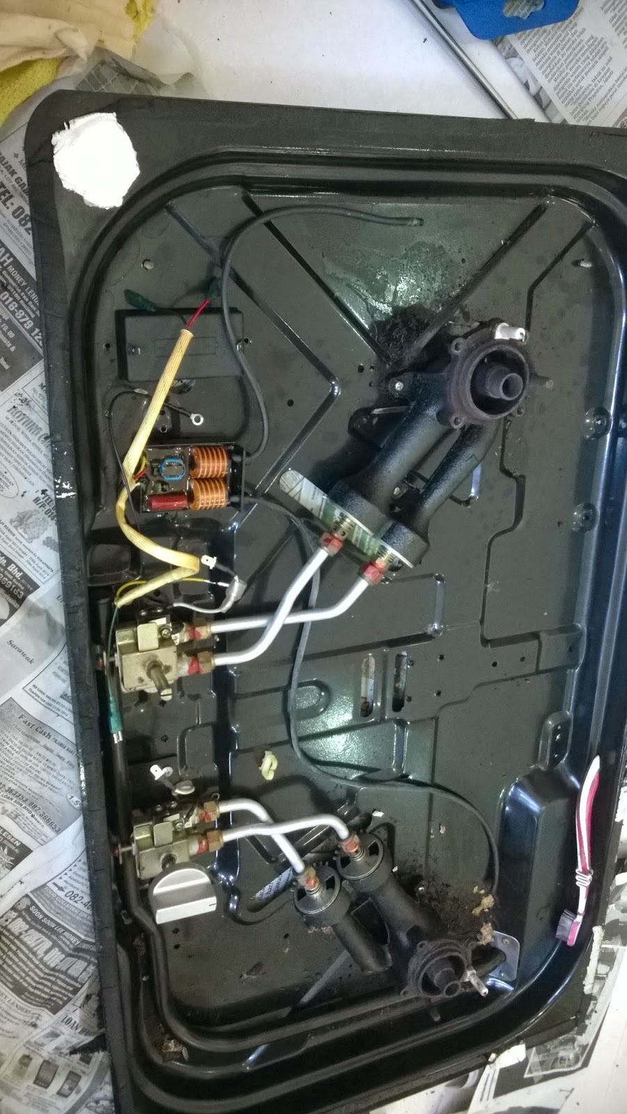 Sejuk Segar Nyaman Servis Dapur Gas K Bila Dah Buka Yang Bahagian Piring Tu Baru Dapat Dalamnye Angkat Kaca Dia