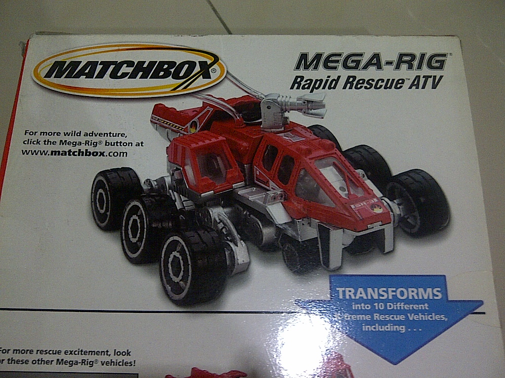 SPECIAL TOYS SHOP: MATCHBOX-MEGA-RIG RAPID RESCUE ATV
