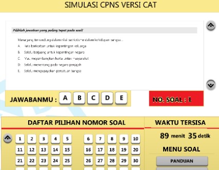 Contoh Soal Cpns Dan Jawaban