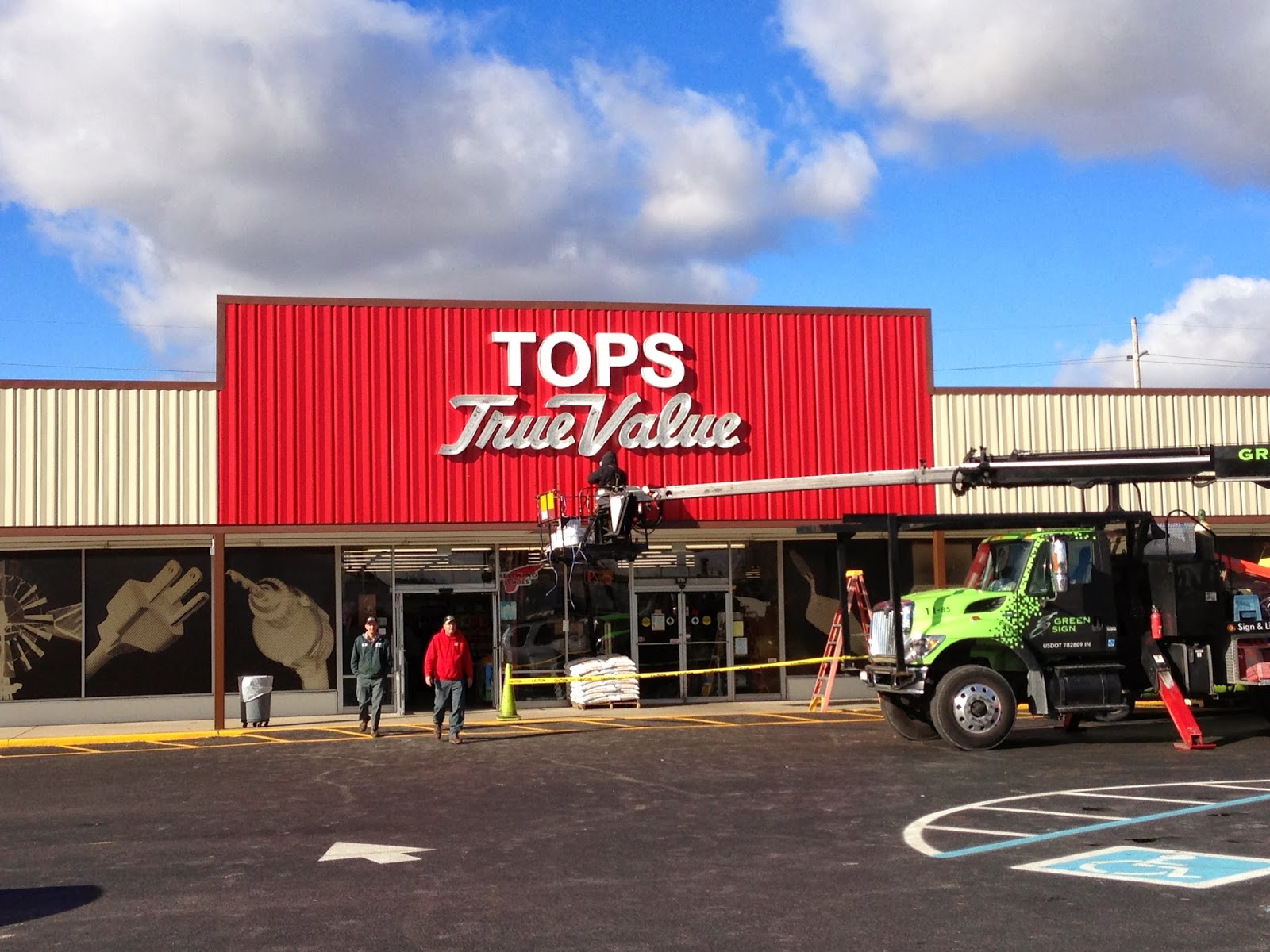 Franchise business gets a signage facelift Local True Value Franchise