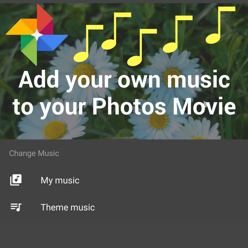 Add music to your Google Photos movie from the YouTube Audio Library
