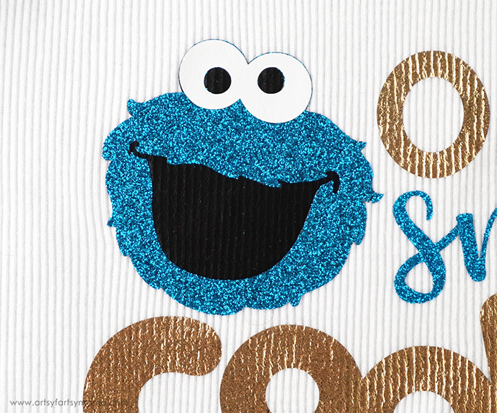 DIY "One Smart Cookie" Cookie Monster Shirt