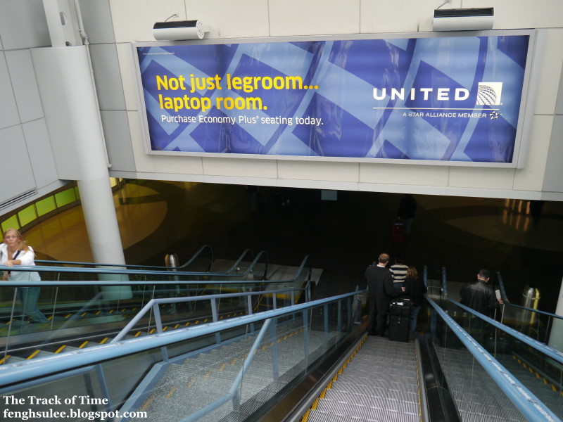 Restroom of Chicago O'Hare Airport The Track of Time