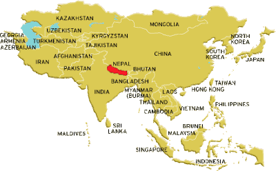 Nepal Map Political Regional