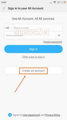 Create MI Account