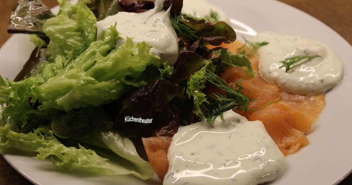 Küchentheater: Lachs mit Frischkäsebällchen