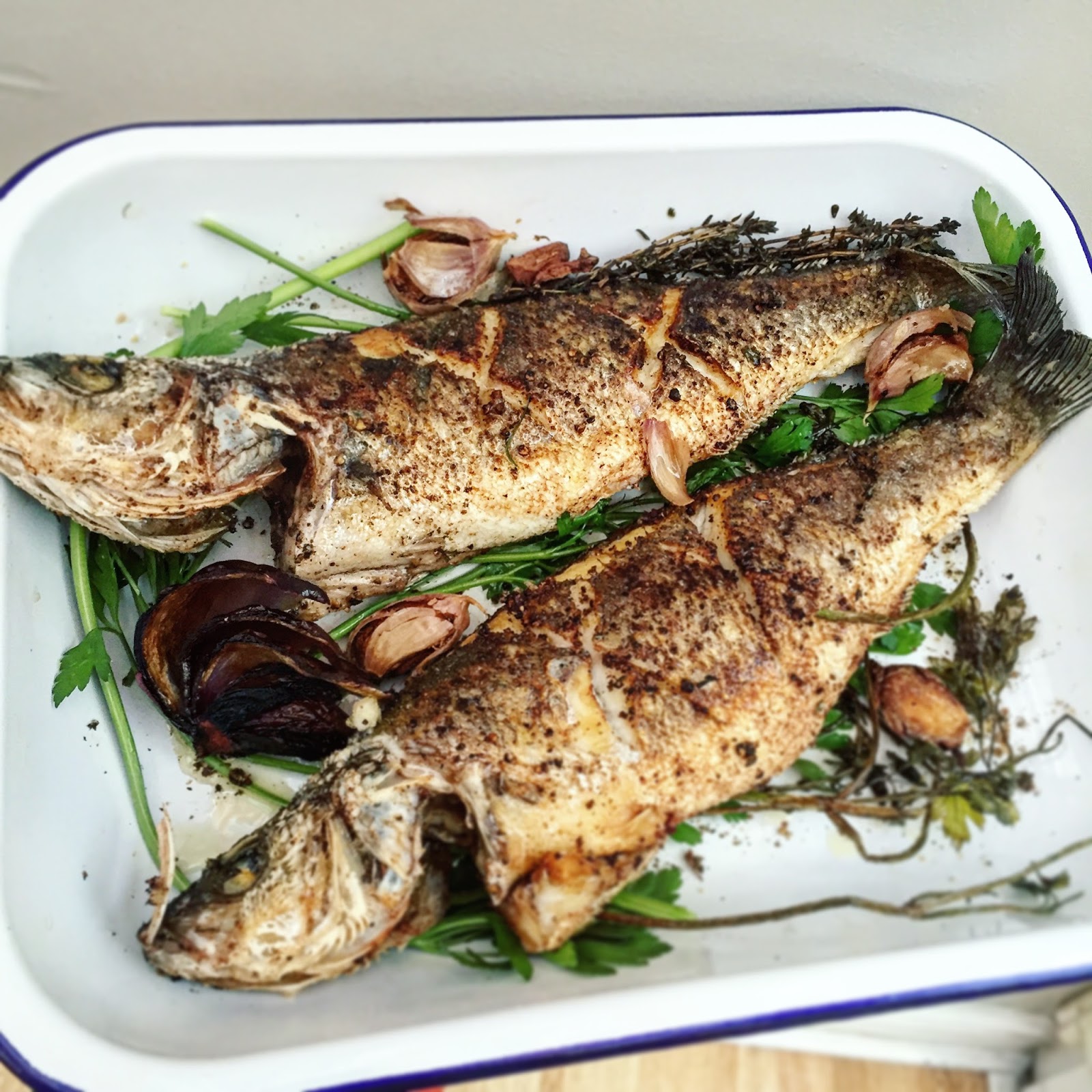 FoodAce Pan Fried Whole Sea bass