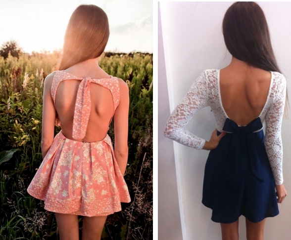 Open back dresses for summer!! ~ Fabulous And Style-Fashion Blog