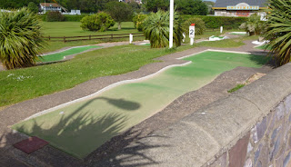 Arnold Palmer Crazy Golf course in Exmouth, Devon Arnold Palmer Crazy Golf course in Exmouth, Devon