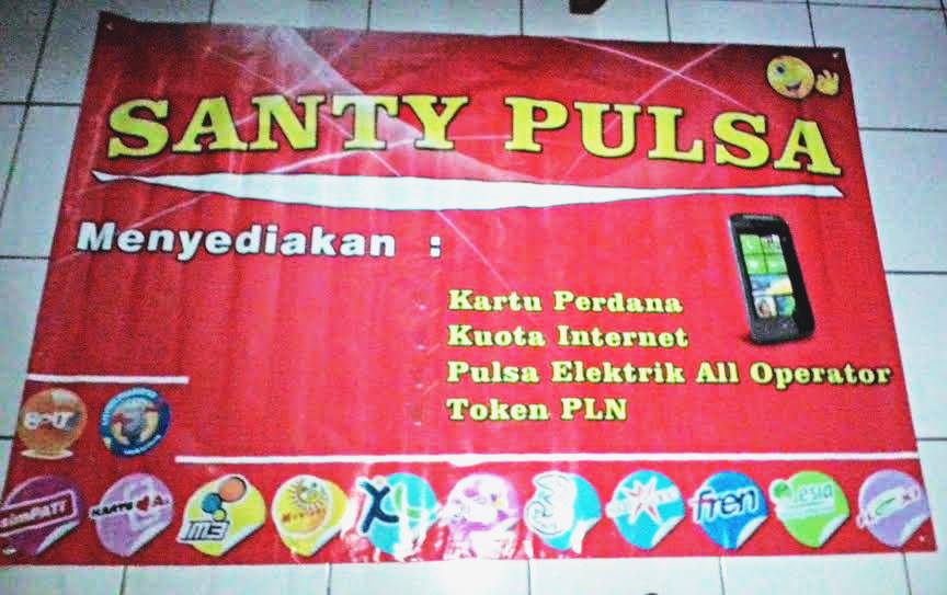 Gambar Konter Pulsa Kartun gambar contoh banners