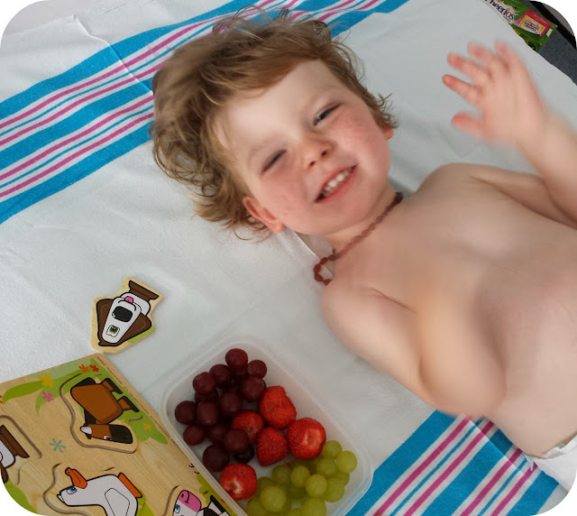 toddler in hospital, fruity snacks, cheeky toddler