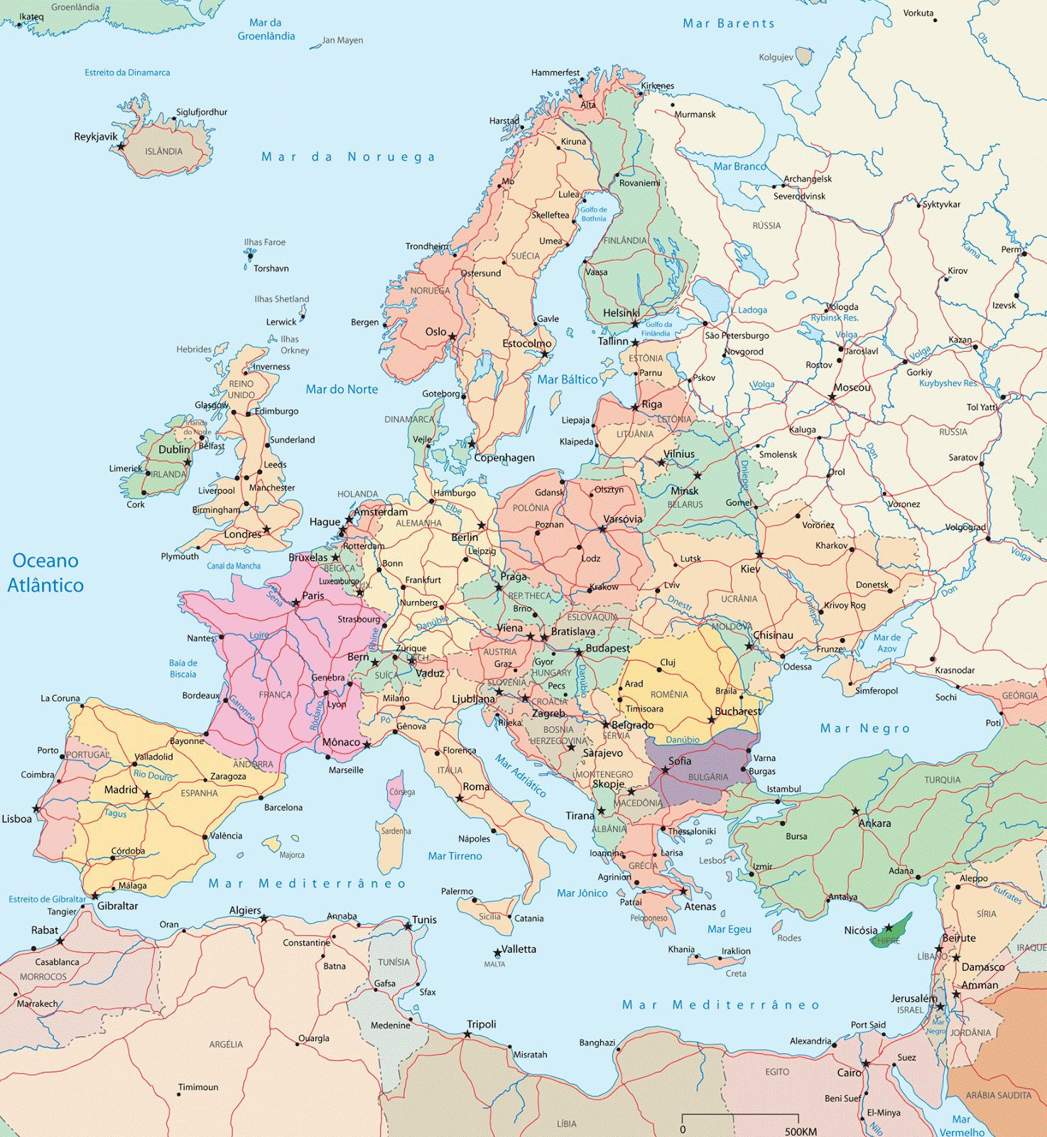 Mapa Atual Da Europa PortuguÊs PolÍtico ~ Dicas Grátis 2020