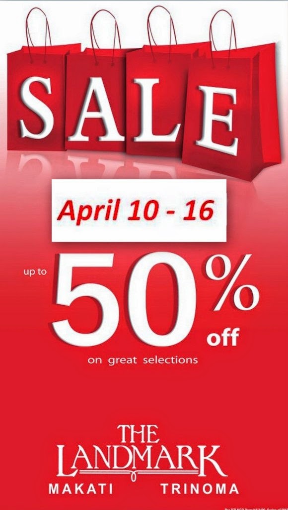 Manila Shopper The Landmark SALE Apr 2014