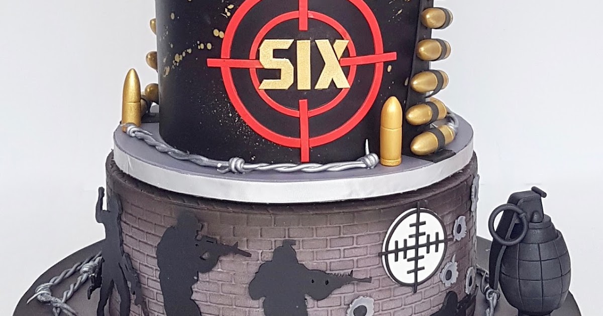 Celebrate with Cake! Swat themed 2 Tiers Cake