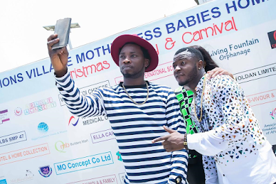 MC Galaxy celebrates birthday at Motherless babies home with friends, drops 2 new singles